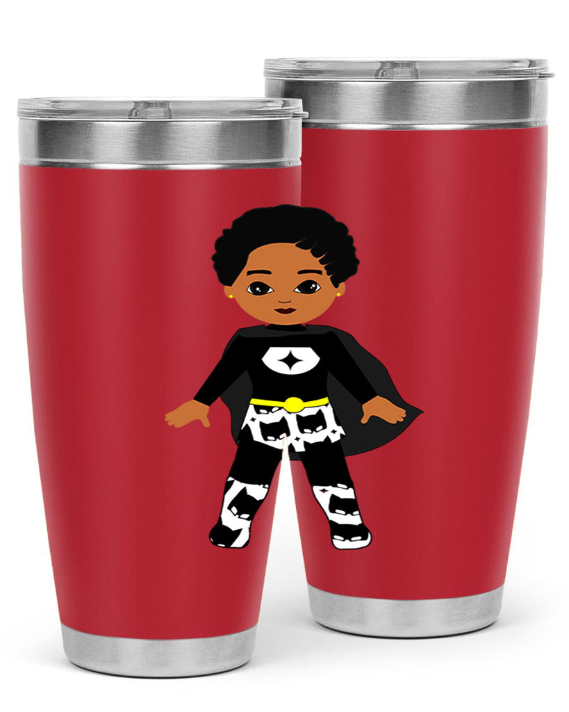 super kid 11#- black men - boys- tumbler