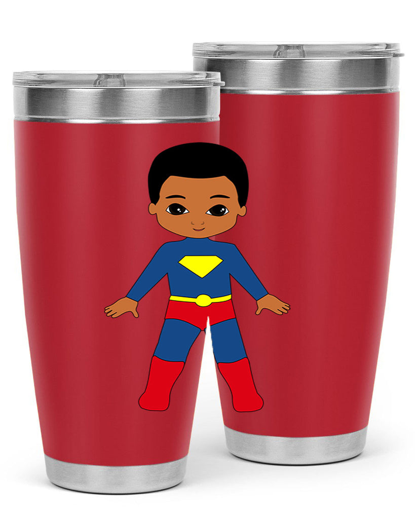 super kid 2#- black men - boys- tumbler