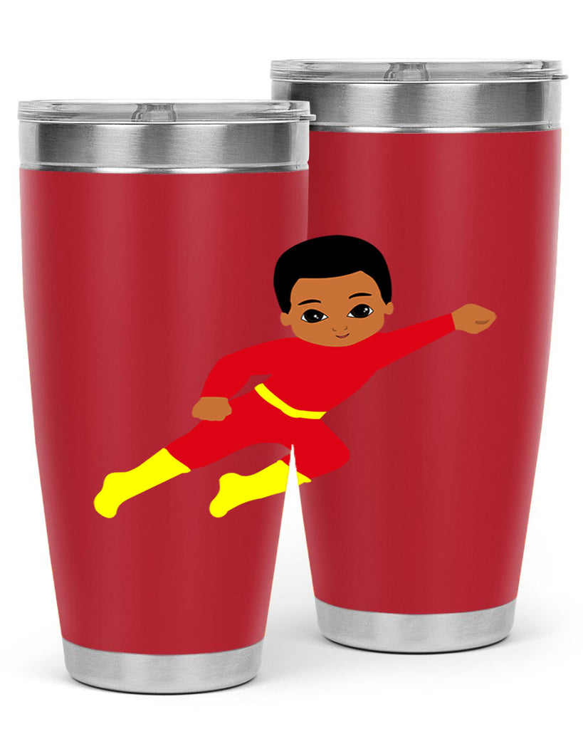 super kid 4#- black men - boys- tumbler