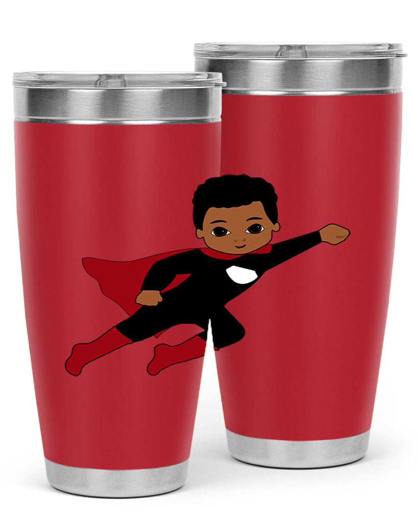 super kid 5#- black men - boys- tumbler