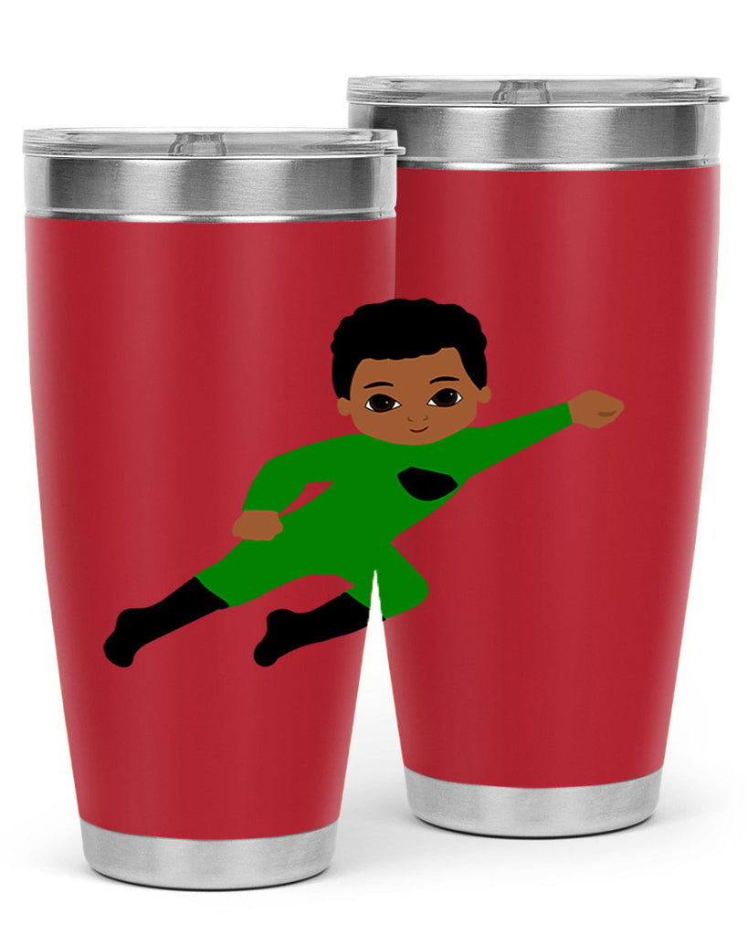 super kid 6#- black men - boys- tumbler