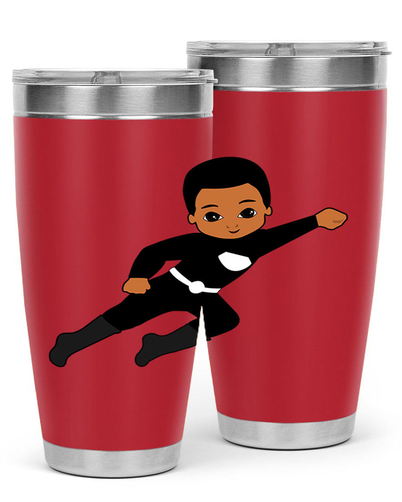 super kid 7#- black men - boys- tumbler