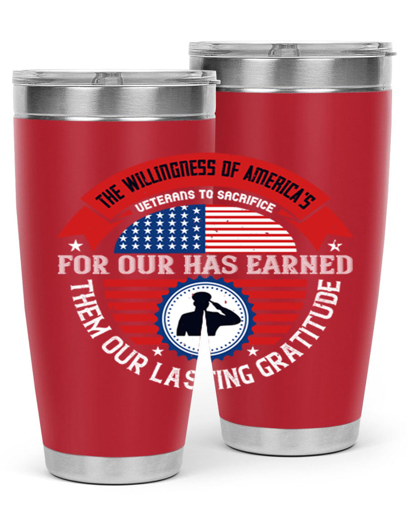 the willingness of americas 88#- Veterns Day- Tumbler