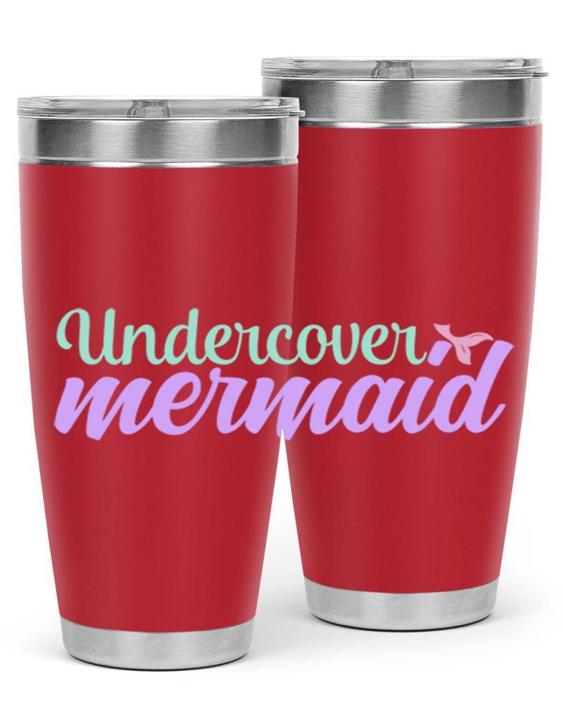 undercover mermaid 8#- mermaid- Tumbler