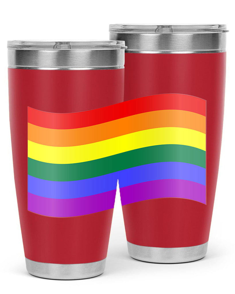 wavy rainbow flag 1#- lgbt- Tumbler