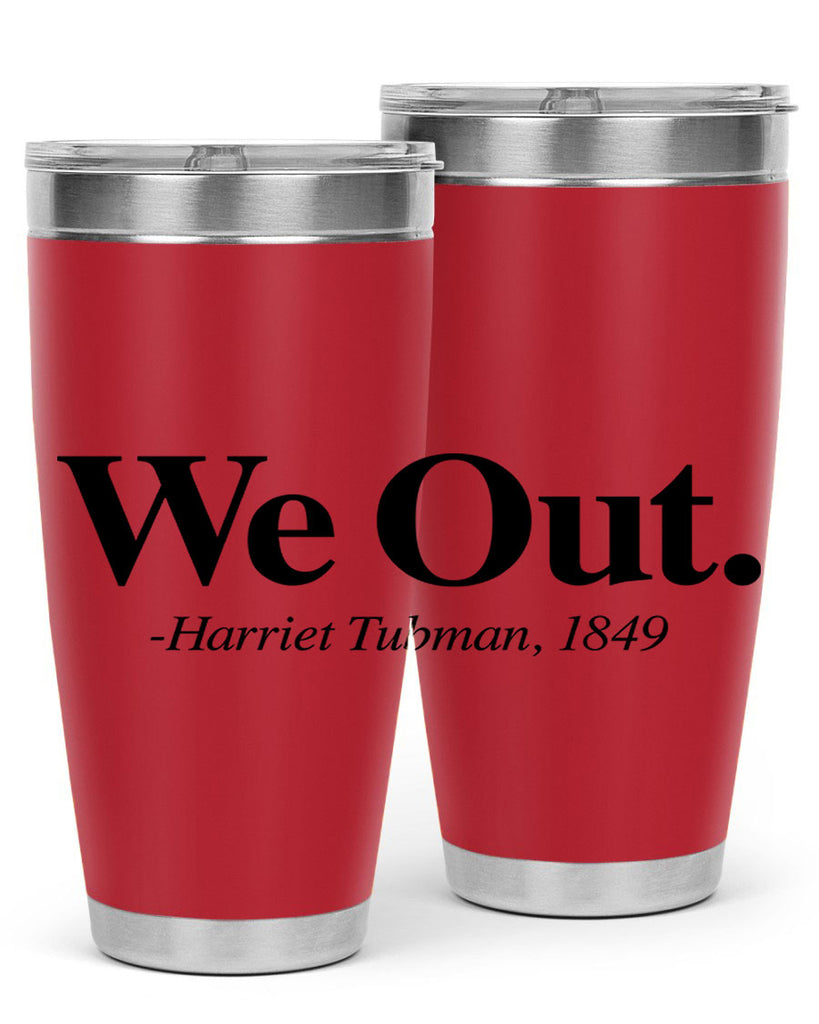 we out harriet tubman 12#- black words phrases- Cotton Tank