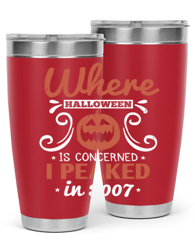 where halloween is 122#- halloween- Tumbler