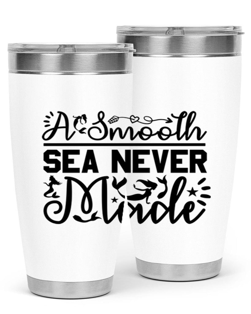 A Smooth Sea Never Made 11#- mermaid- Tumbler