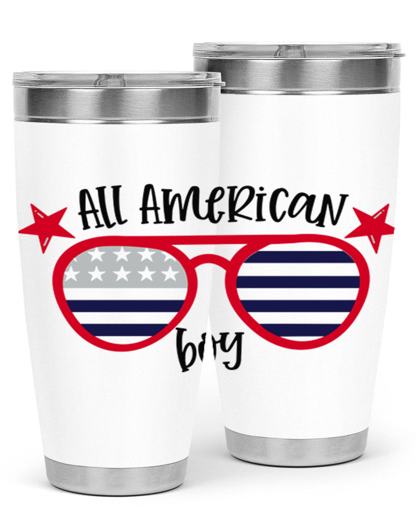 All American Boy Style 141#- Fourt Of July- Tumbler