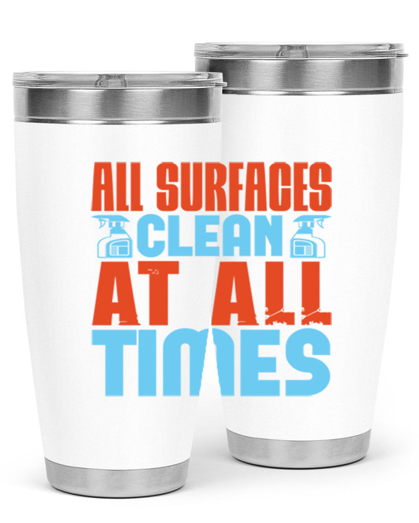 All surfaces clean at all times Style 2#- cleaner- tumbler