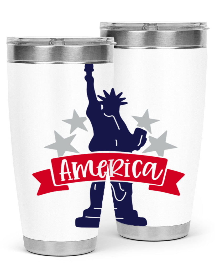 America Style 145#- Fourt Of July- Tumbler