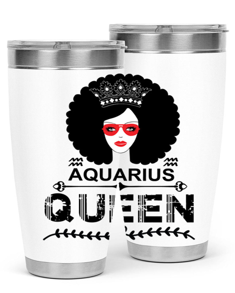 Aquarius queen 75#- zodiac- Tumbler