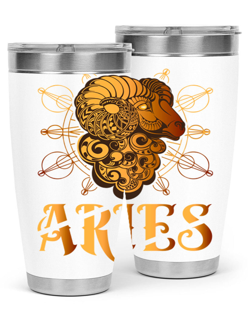 Aries 121#- zodiac- Tumbler