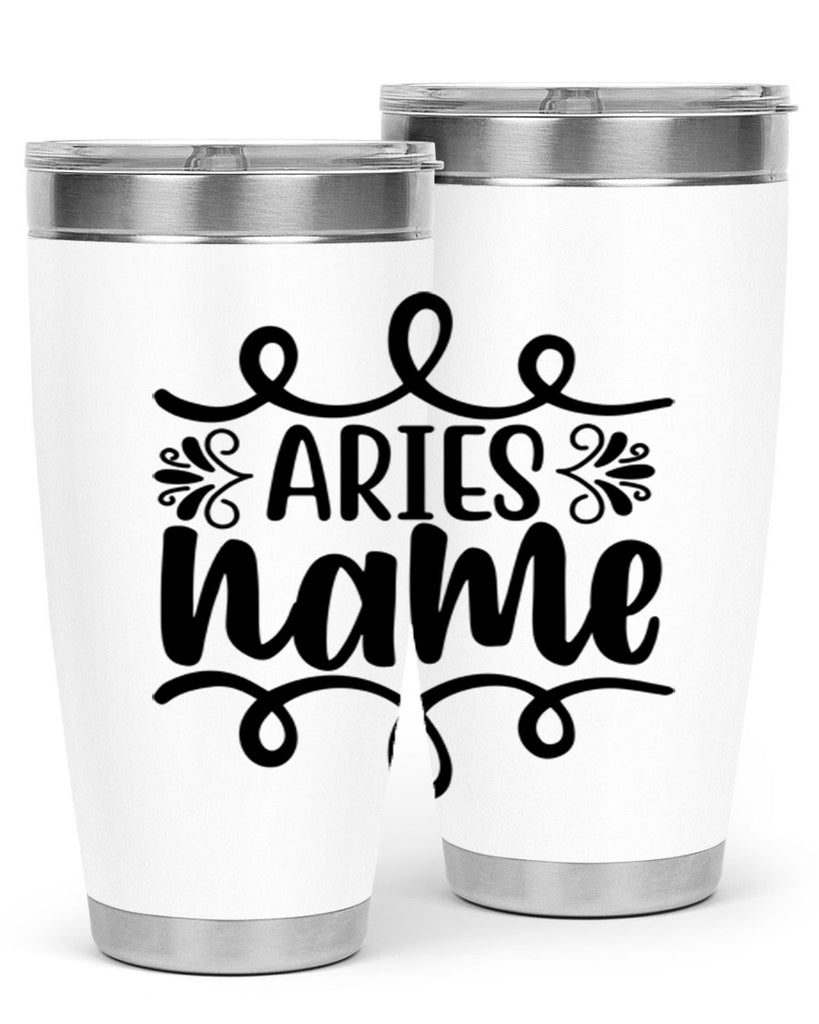 Ariesname 112#- zodiac- Tumbler