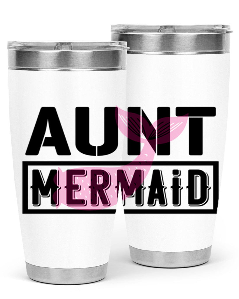 Aunt mermaid 17#- mermaid- Tumbler