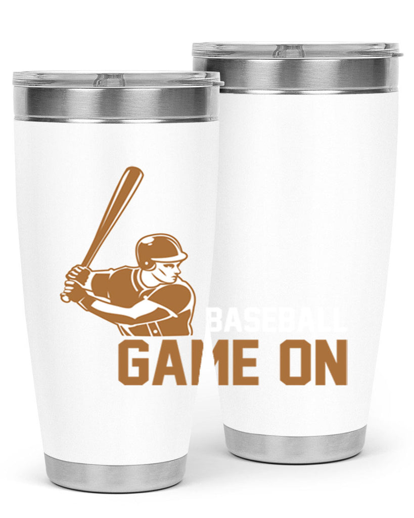 Baseball game 1446#- baseball- Tumbler