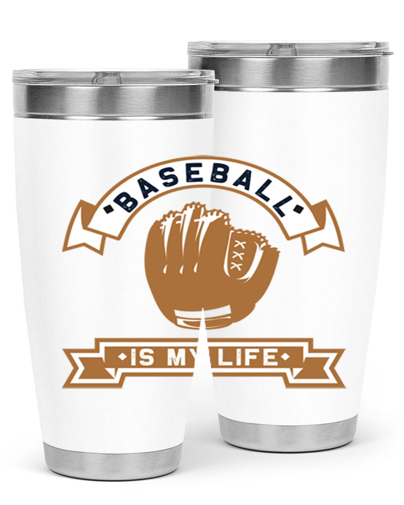 Baseball is 1445#- baseball- Tumbler
