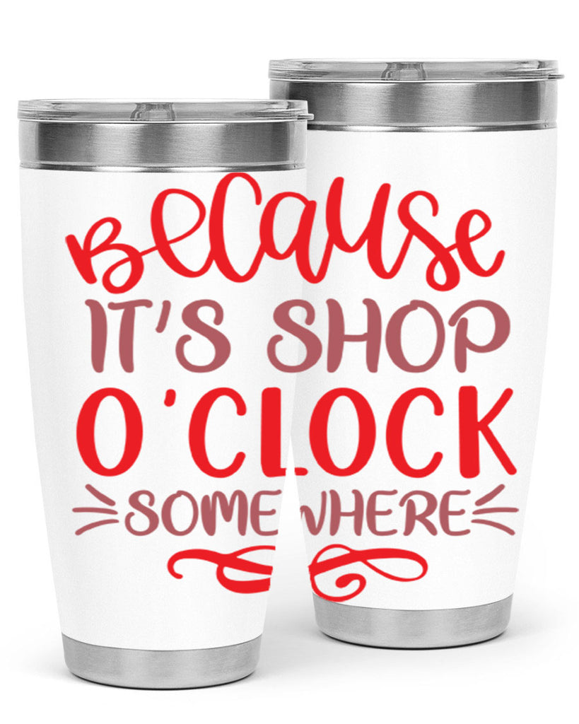 Because Its Shop Oclock Somewhere 19#- fashion- Cotton Tank