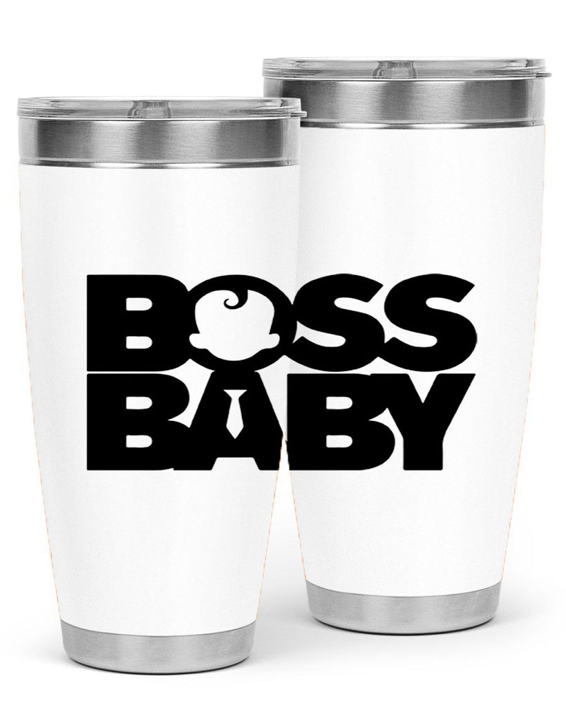 Boss Baby On Board 1#- black words phrases- Cotton Tank