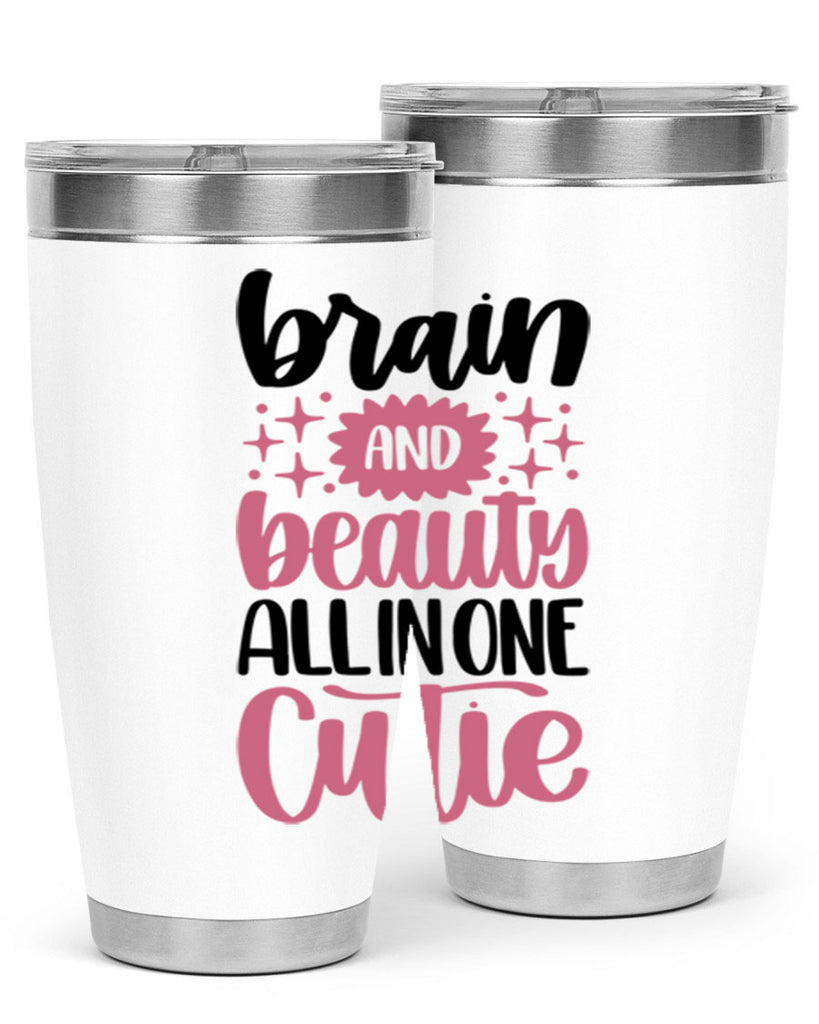 Brain And Beauty All In One Style 126#- make up- Tumbler