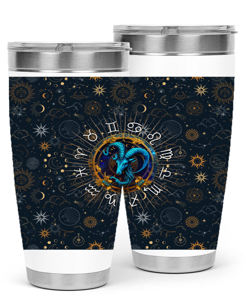 Capricorn Straight 184#- zodiac- Tumbler