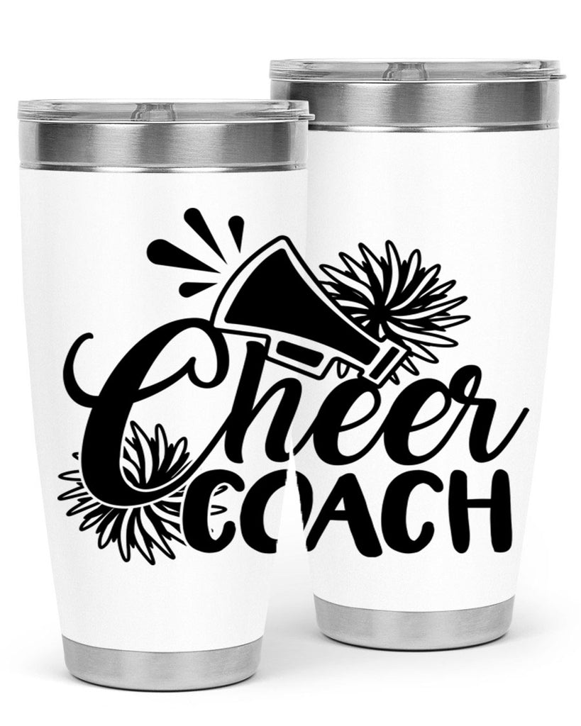 Cheer coach 1392#- cheer- Tumbler