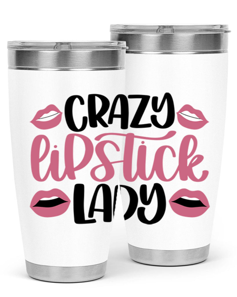 Crazy Lipstick Lady Style 107#- make up- Tumbler