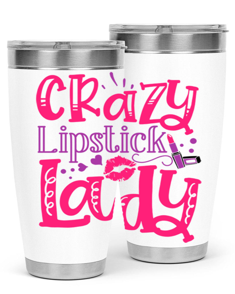 Crazy Lipstick Lady Style 241#- make up- Tumbler