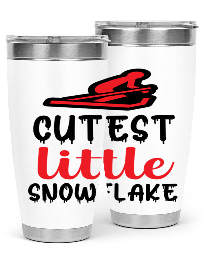 Cutest little snowflake 87#- winter- Tumbler