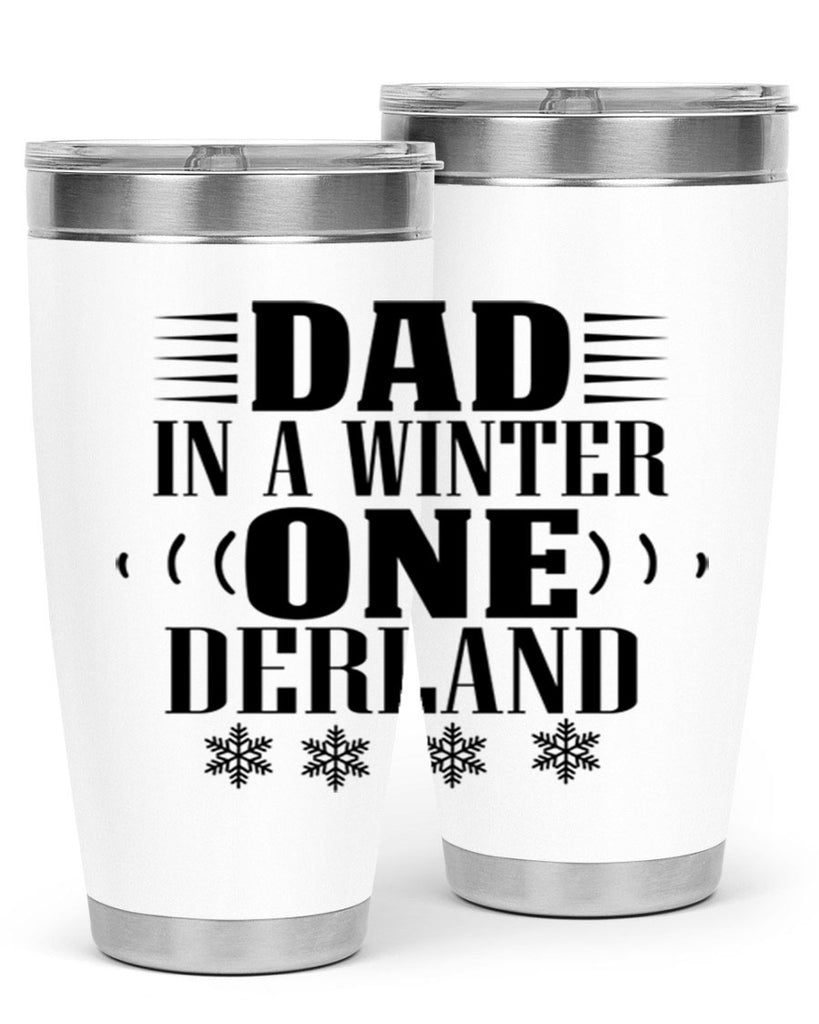 DAD IN A WINTER ONE DERLAND 91#- winter- Tumbler