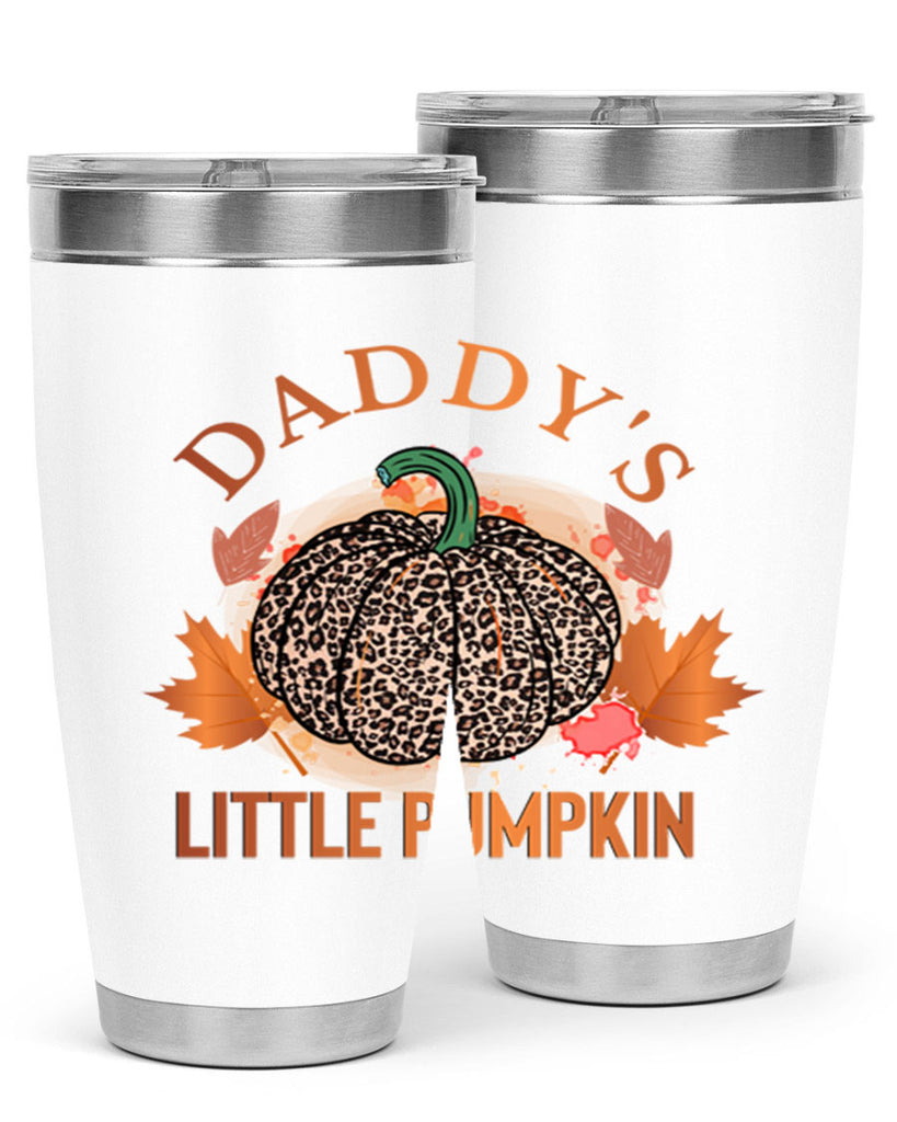 Daddys Little Pumpkin 67#- fall- Tumbler
