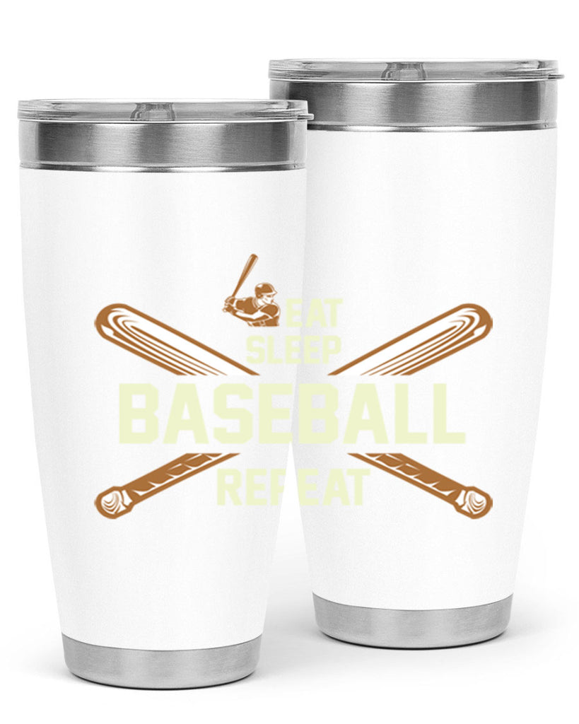Eat 1285#- baseball- Tumbler