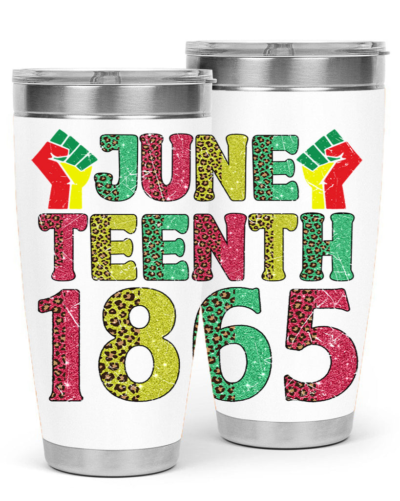 Fist Juneteenth Since 1865 Design Png 10#- Juneteenth- tumbler