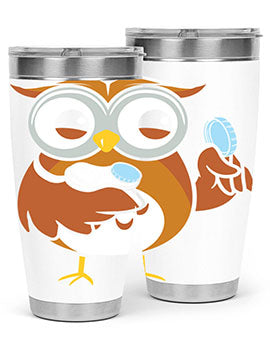 Funny Owl Contact Lens Case A TurtleRabbit 6#- owl- Tumblers