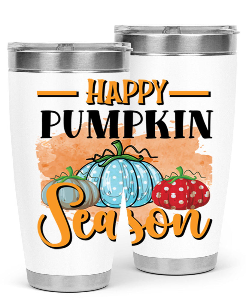 Happy pumpkin season 240#- fall- Tumbler