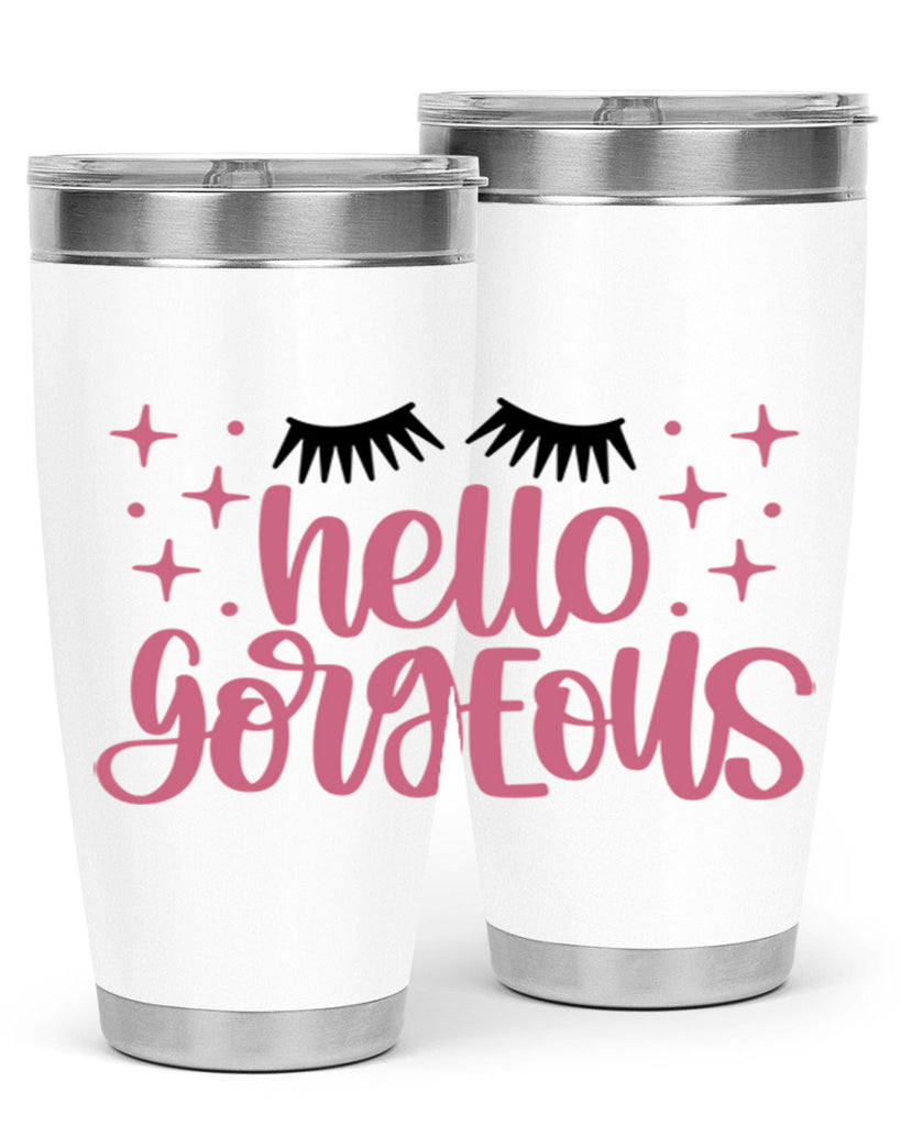 Hello Gorgeous Style 89#- make up- Tumbler