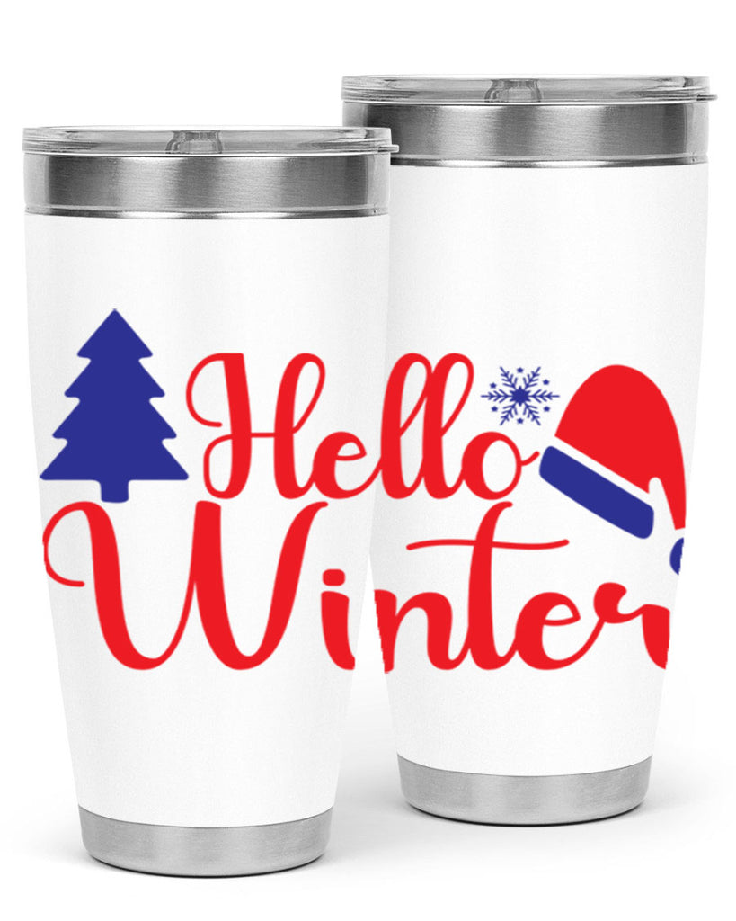 Hello Winter 179#- winter- Tumbler