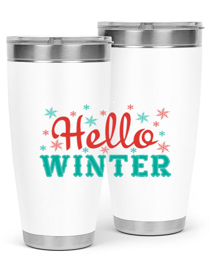 Hello Winter 182#- winter- Tumbler