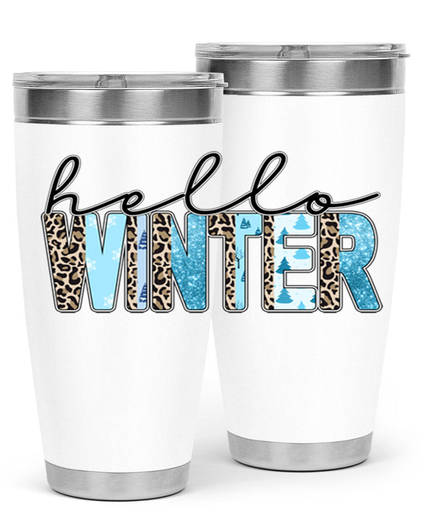 Hello Winter 189#- winter- Tumbler