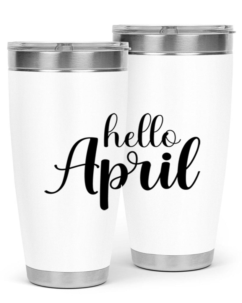 Hello april  219#- spring- Tumbler