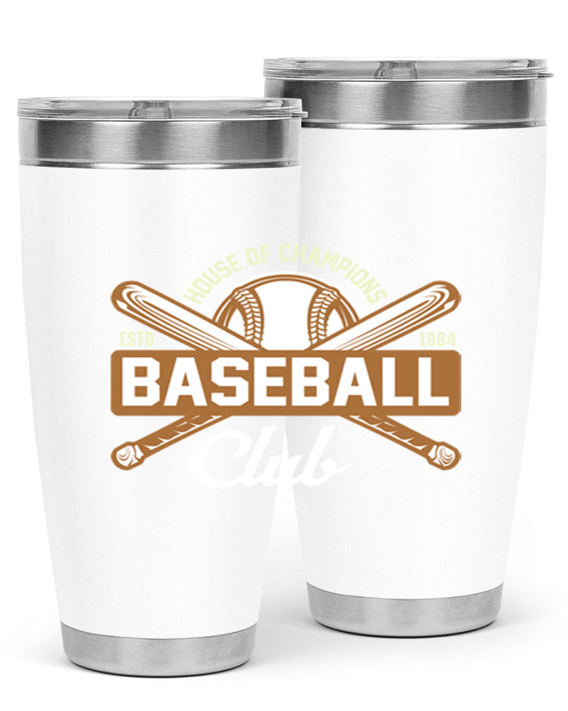 House 1178#- baseball- Tumbler