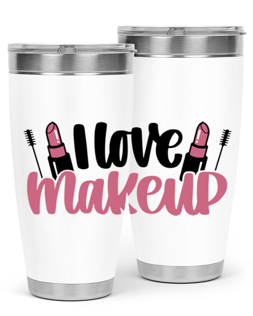 I Love Makeup Style 80#- make up- Tumbler