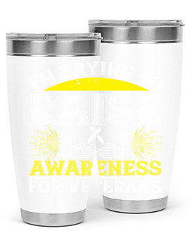 Im trying to raise awareness for veterans Style 43#- self awareness- Tumbler