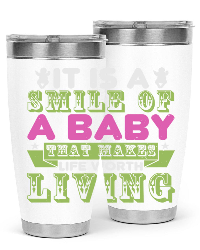 It is a smile of a baby Style 188#- baby- tumbler