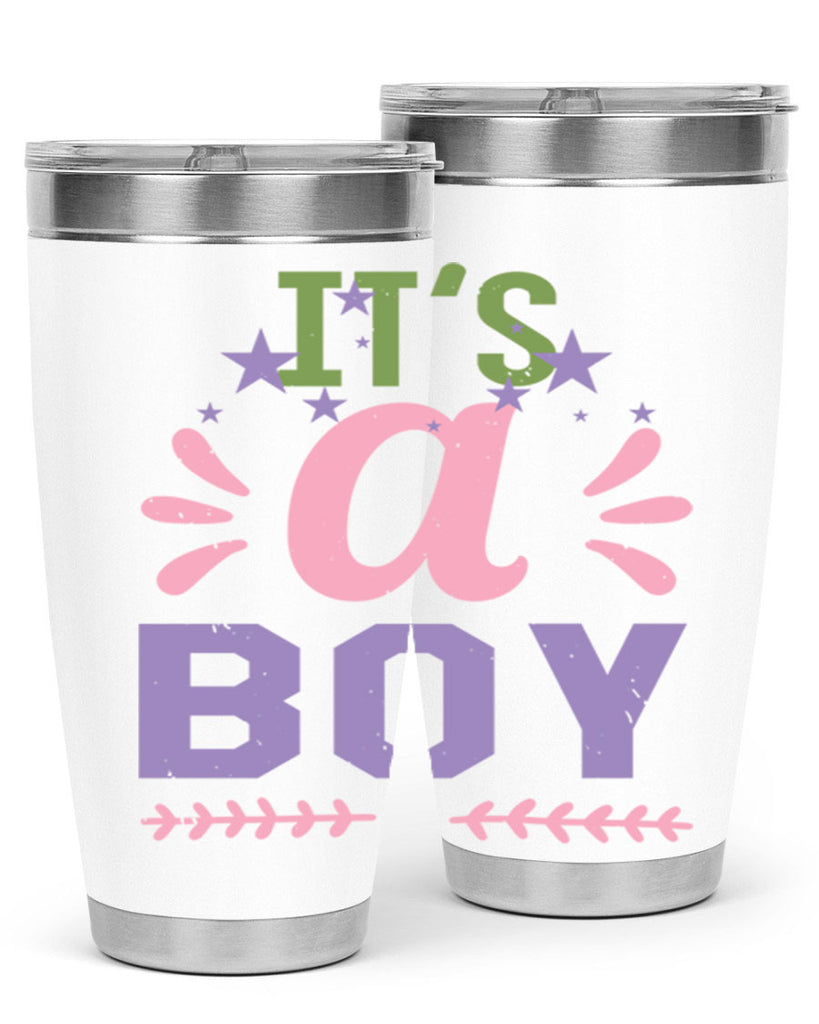 Its a boy Style 33#- baby shower- tumbler