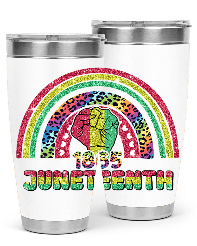 Juneteenth 1865 Rainbow 19#- Juneteenth- tumbler