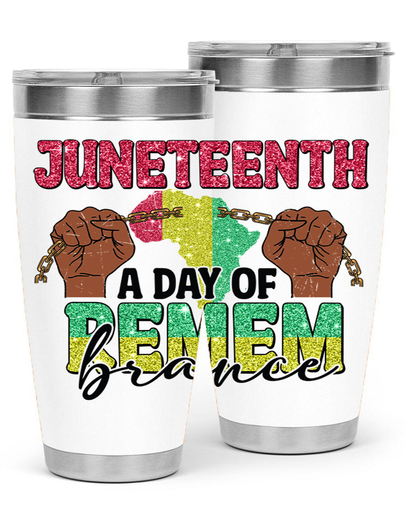 Juneteenth A Day Of Remembrance Png 9#- Juneteenth- tumbler
