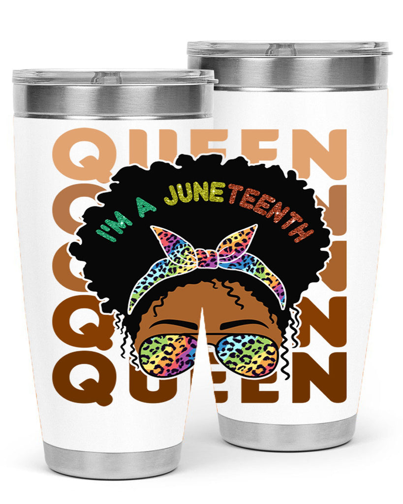 Juneteenth Queen Swag Black Melanin Png 26#- Juneteenth- tumbler