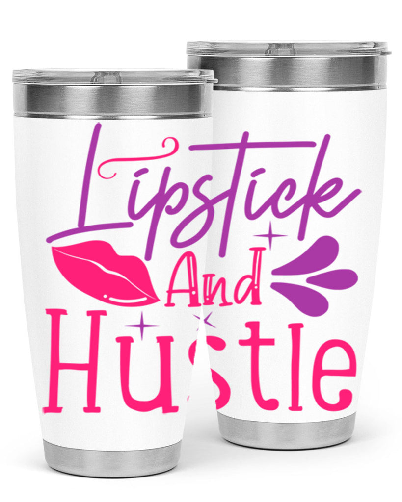 Lipstick And Hustle Style 229#- make up- Tumbler