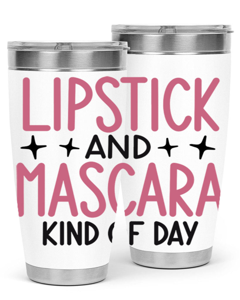 Lipstick and Mascara Kind of Day Style 57#- make up- Tumbler